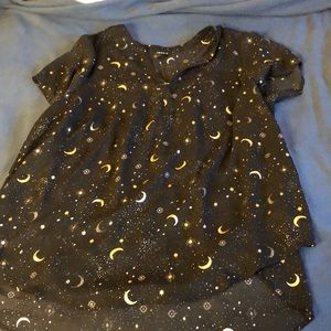 Torrid star and moon blouse